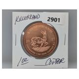 1oz .999 Copper Killerrand