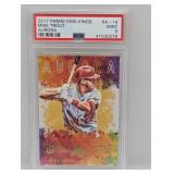 2017 Panini Diamond Kings Aurora Mike Trout PSA 9