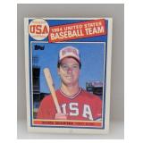 1985 Topps Mark McGwire RC #401 Stain
