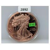 5oz .999 Copper Golden State Mint Medallion