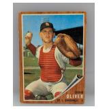 1962 Topps Gene Oliver Cardinals Corners/Edges
