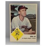 1963 Fleer #18 Don Lee Angels Corner