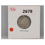 1946 90% Silv Roos Dime