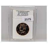 24Kt Gold Enriched 2011 JFK Half $1