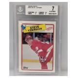 1988-89 Topps Steve Yzerman #196 BGS 7