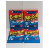 (4) 1989 Donruss Baseball Packs