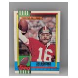 1990 Topps All- Pro Joe Montana #13 Edges/Stain