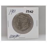 1901 90% Silv Morgan $1 Dollar