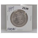 1897 90% Silv Morgan $1 Dollar