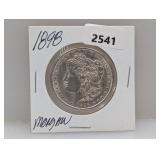 1898 90% Silv Morgan $1 Dollar