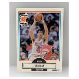1990-91 Fleer Error Rony Seikaly Name Ron w/Jordan
