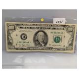 1977 $100 Fed Reserve Star Note