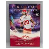 2025 Jalen Royals Origins Red Ink RC /99
