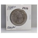 1889-O 90% silk Morgan $1 Dollar