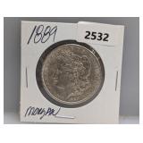 1889 90% Silv Morgan $1 Dollar