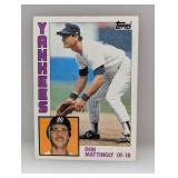 1984 Topps Don Mattingly RC #8 Corners/Edges