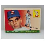 1955 Topps Bill Wilson #86 Edges/Corners