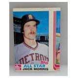 1982 Topps Major Error Morris Edges/Corners/Crease