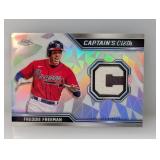 2021 Freddie Freeman Topps Chrome Jersey Ref