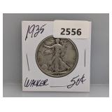 1935 90% Silv Walker Half $1