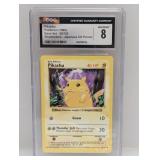1999 Pokemon Shadowless Pikachu #58 CGC 8