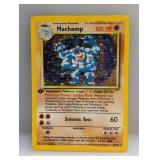 Pokemon 1999 1stï¿½Edition Machamp Holo 8 Damage