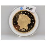 Gold Layered Clad $50 Medallion