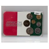 1986 Mexico Coin Set
