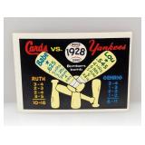 1970 Fleer WS Babe & Lou vs Laughlin Corners/Edges