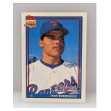1991 Topps Traded Ivan Rodriguez RC #101T Edges