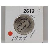 1927 90% Silv Standing Liberty Quarter