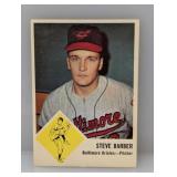 1963 Fleer #1 Steve Barber Orioles Corners