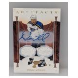 /45 2022-23 UD Artifacts Doug Weight 2x Relic Auto