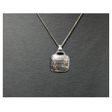 18" .925 Sterl Chain w/"Grandmother" Pendant