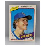 1980 Topps Robin Yount #265 Edges