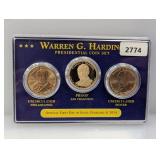 Harding Presidential Coin Set