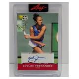 2022 Fernandez Leaf Pro Set Auto Tennis Sealed