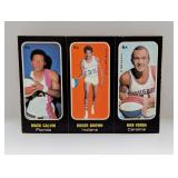 1971/72 Topps Trio Stickers Calvin/Brown/Verga