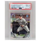 2019 Bowman Ch Draft Andrew Vaughn Ref PSA 10