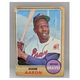 1968 Topps Hank Aaron #110 Damage