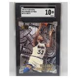 1995 Fleer Metal #215 Shaquille Oneal HOF SGC 10