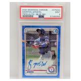 /150 2020 Bowman Ch Apostel Auto Blue Ref PSA 9