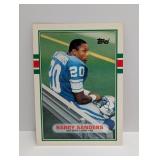 1989 Topps Traded Barry Sanders RC 83T Stain