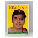 1958 Topps Mike Garcia #196 Stains/Edges