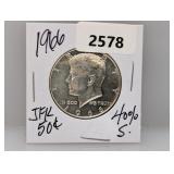 1966 40% Silv JFK Half $1 Dollar