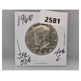 1966 40% Silv JFK Half $1 Dollar