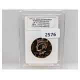 24Kt Gold Enriched 2011 JFK Half $1