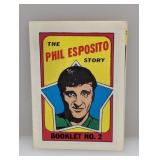 1971/72 Topps Story Booklets Phil Esposito HOF 2