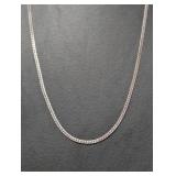 30" .925 Sterl Chain w/Diamond Cut Edging