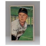 1952 Bowman George Red Munger #243 Damage